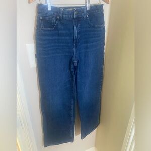 Madewell Dark Wash Perfect Vintage Wide Leg Jean 29